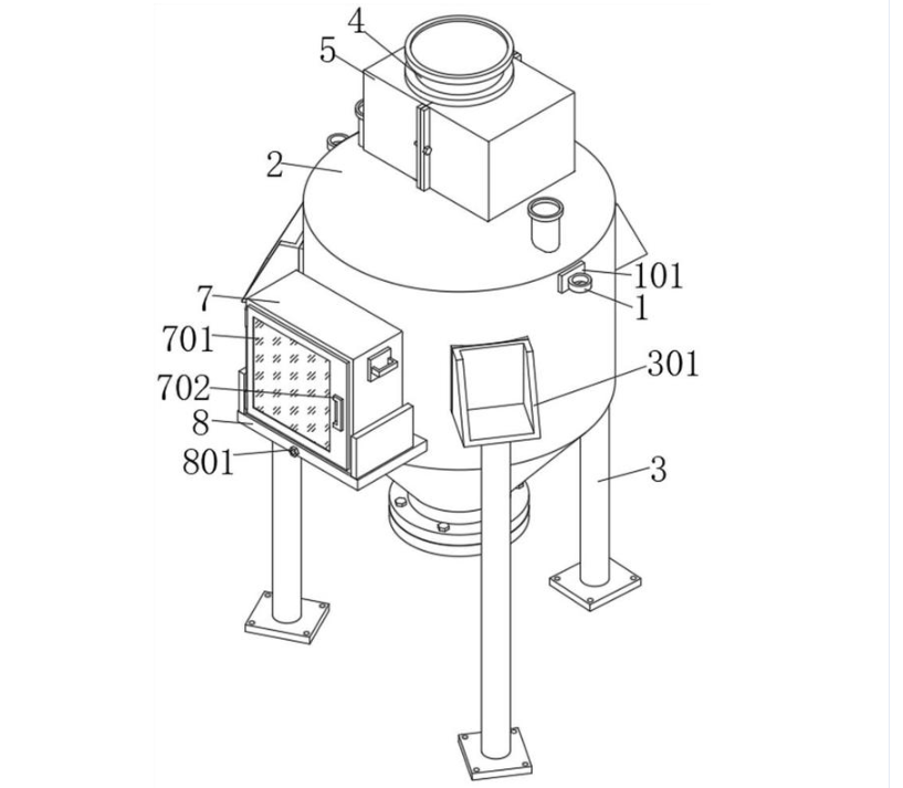 Yinchi na-echekwa patent maka igwe mgbapụta Silo Pneumatic ọhụrụ na Valve na-eguzogide.