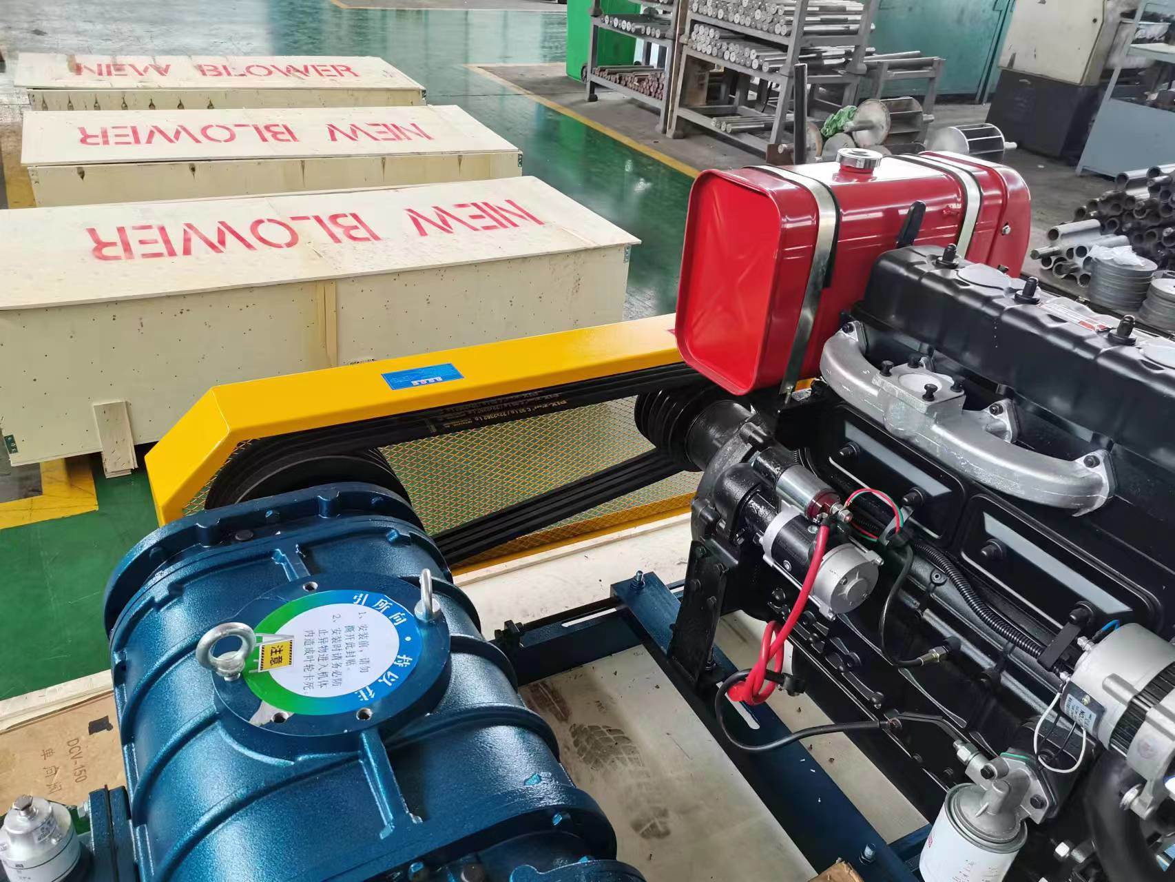 Ịrụ ọrụ dị elu Direct Njikọ Mgbọrọgwụ Blower: Na-eme ka ikuku ikuku dị maka ngwa mmepụta ihe